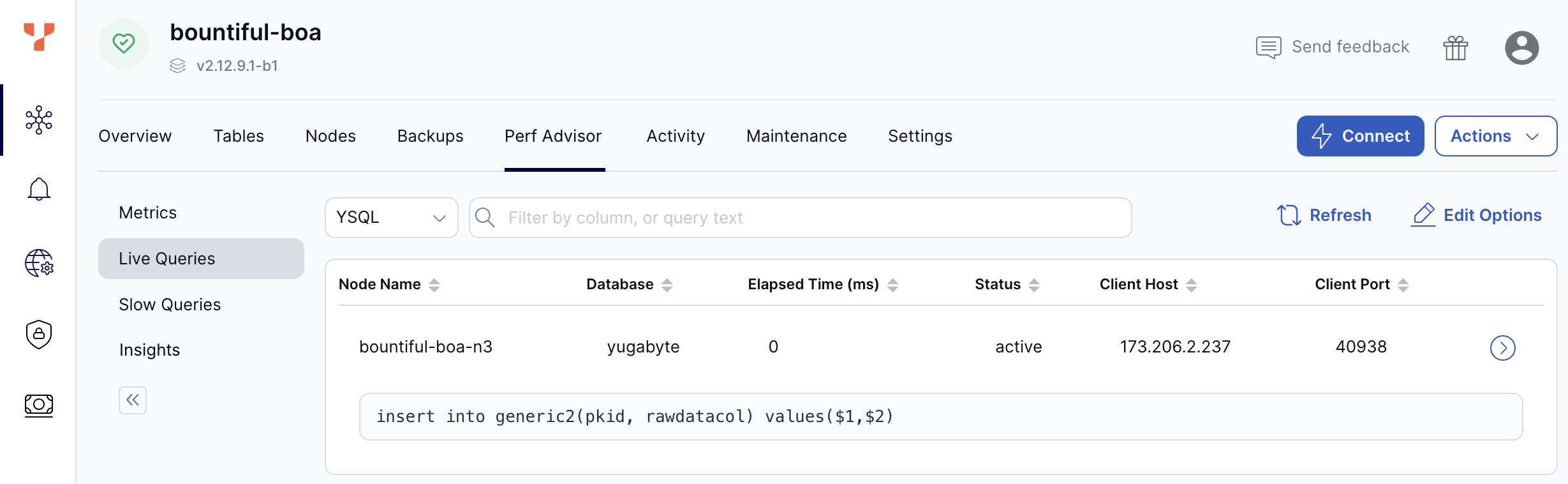 Cluster Live Queries Cluster Live Queries