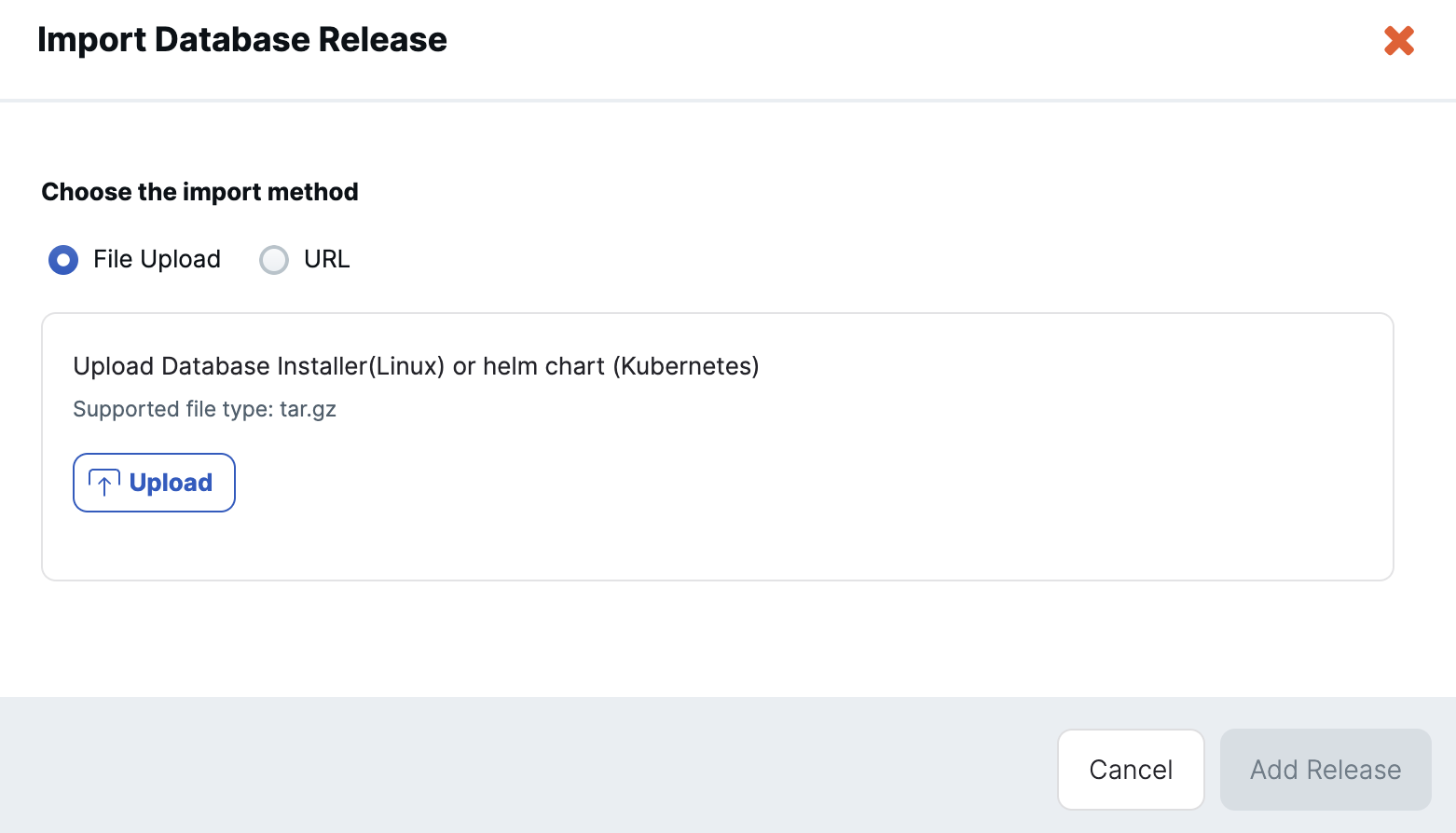 Import Release Import Release